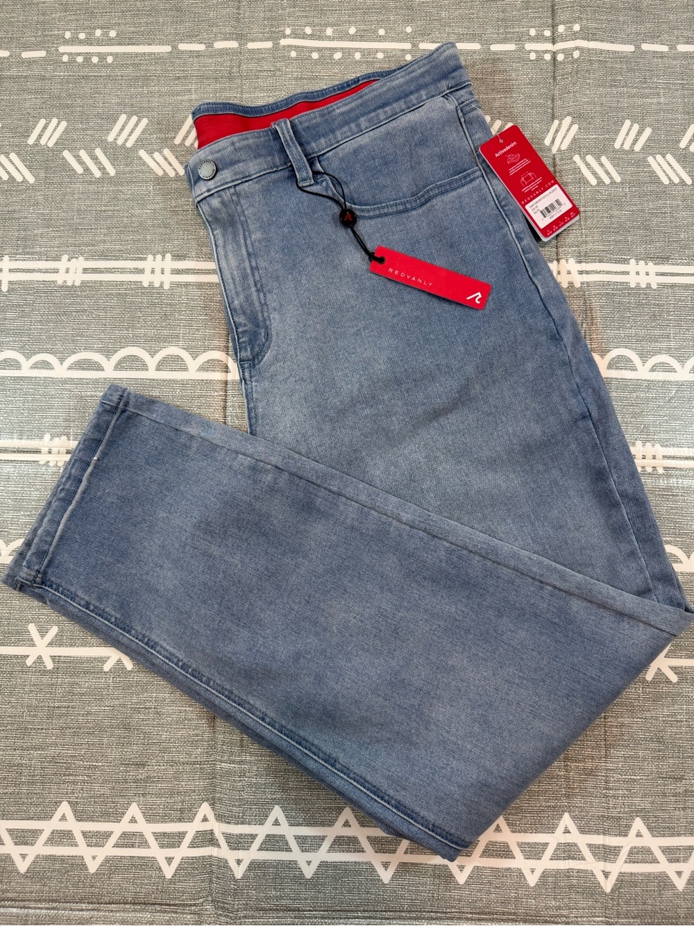 Redvanly Ranstead Pull On Stretch Golf Jeans AIR Blue XXL 32
